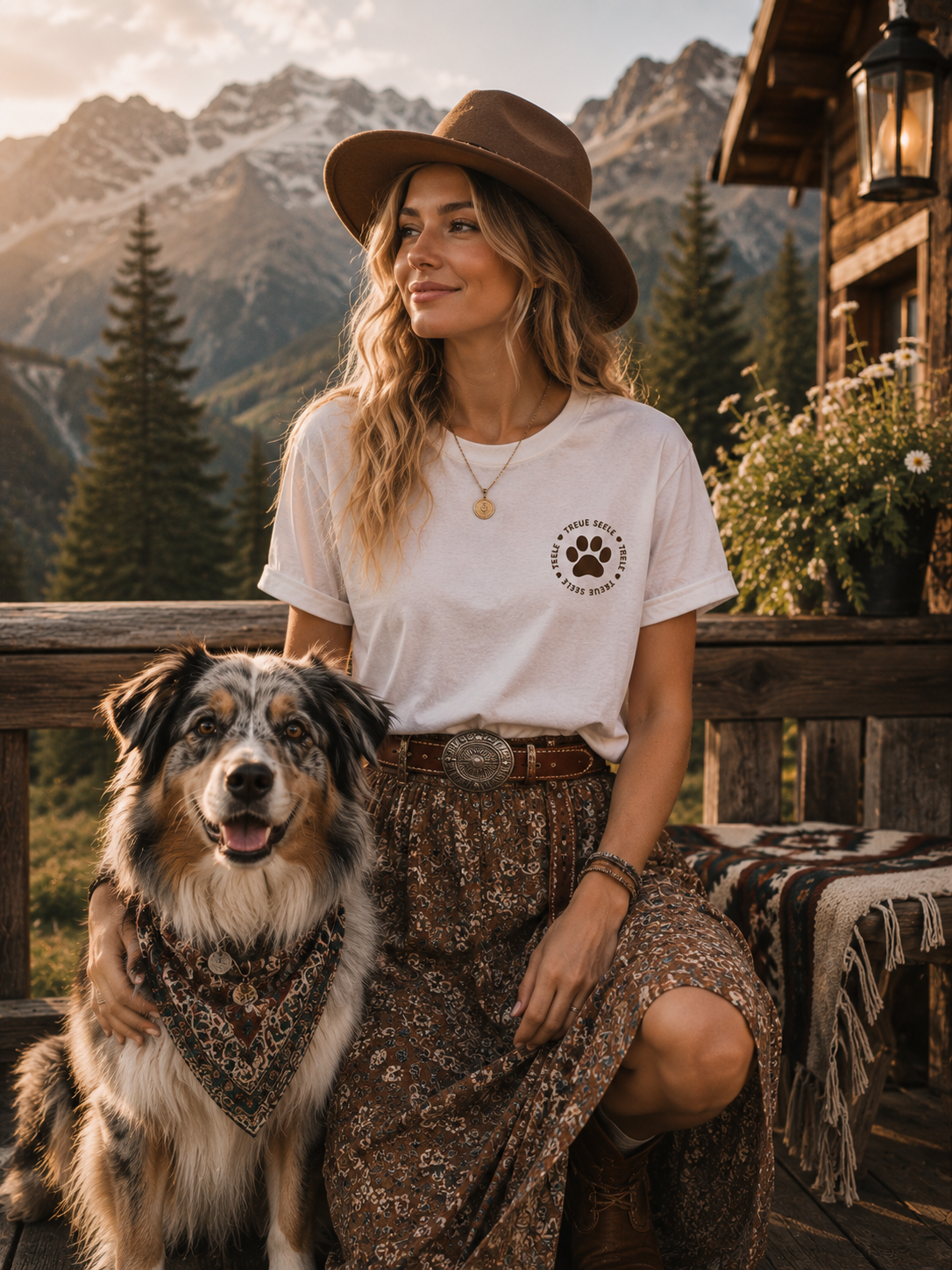 Shirt Damen I Treue Seele Logo groß backprint