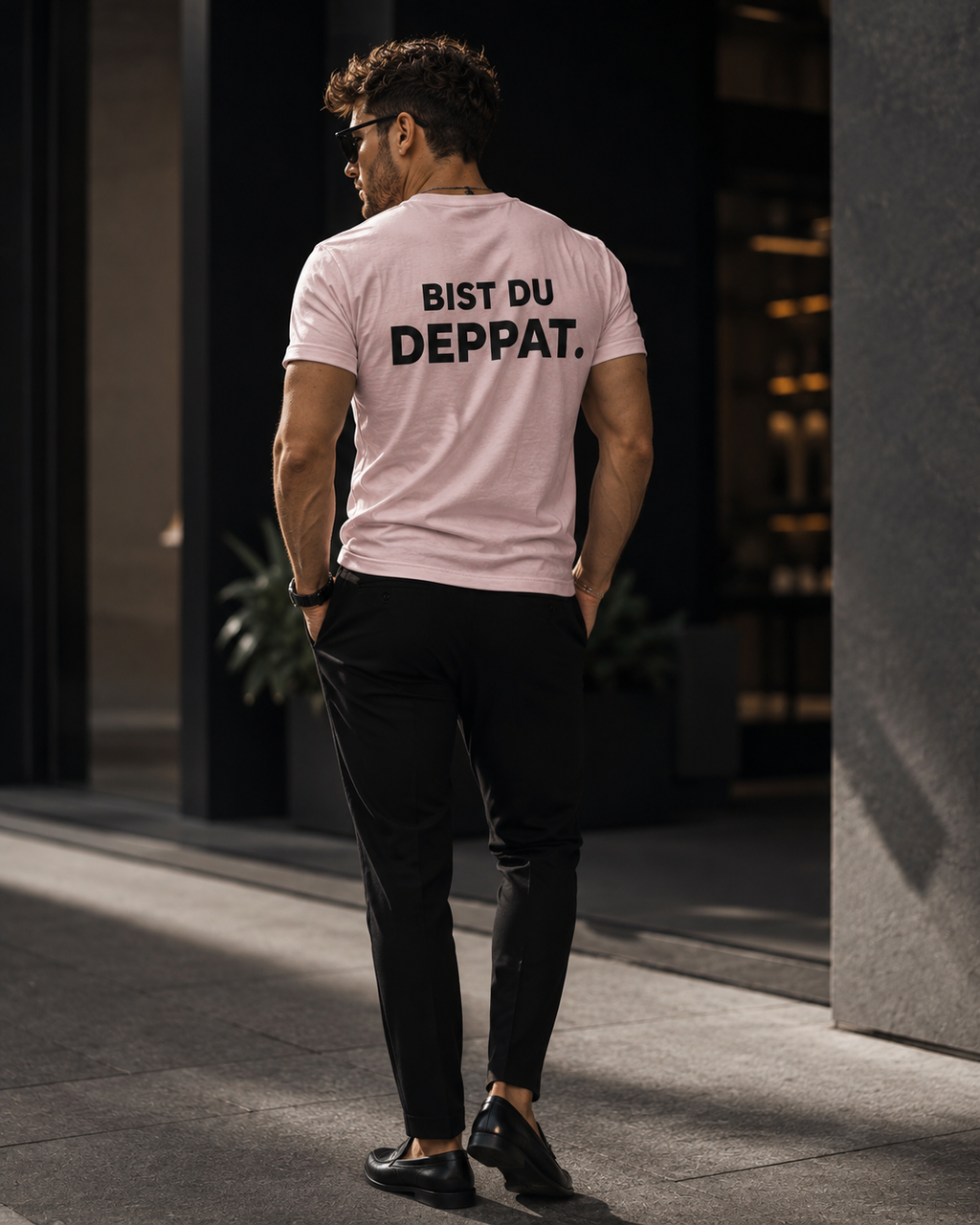 Shirt Herren I Bist du deppat.