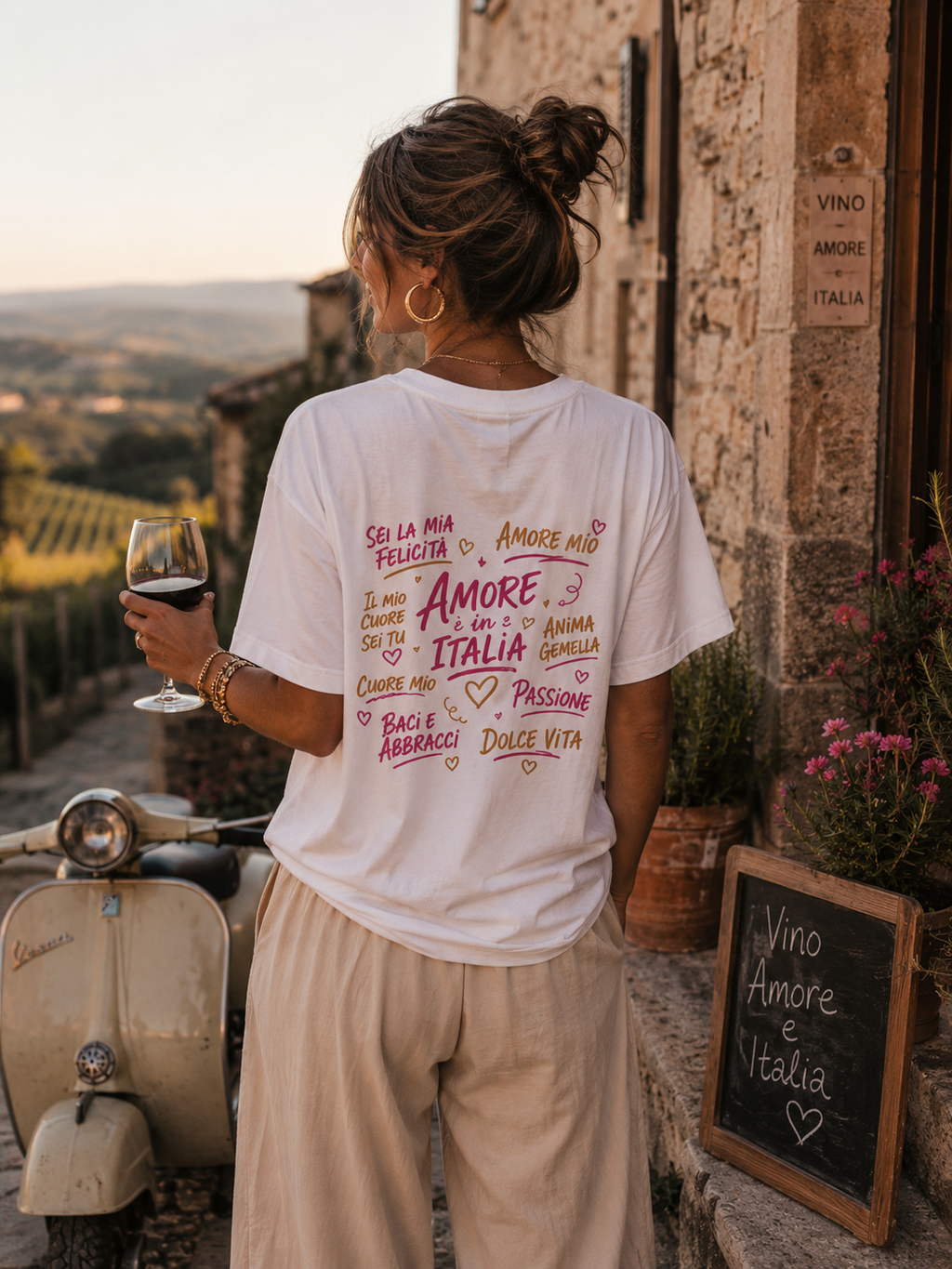 Shirt Damen I Amore in Italia