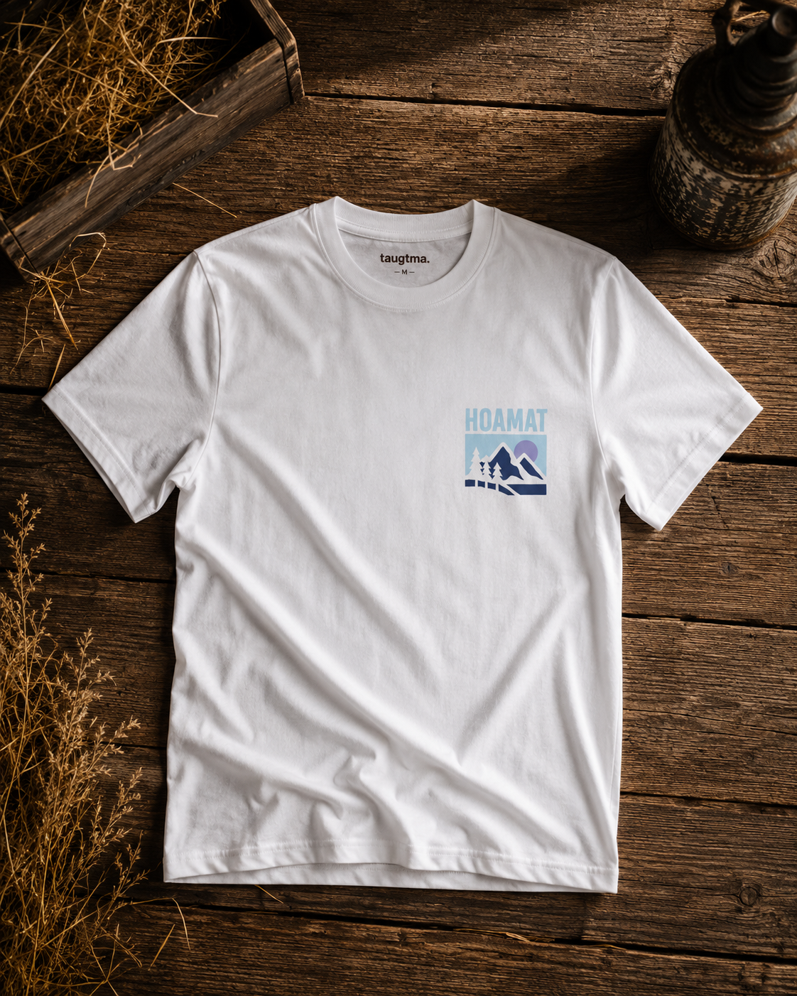 Shirt Damen I HOAMAT blau & lila