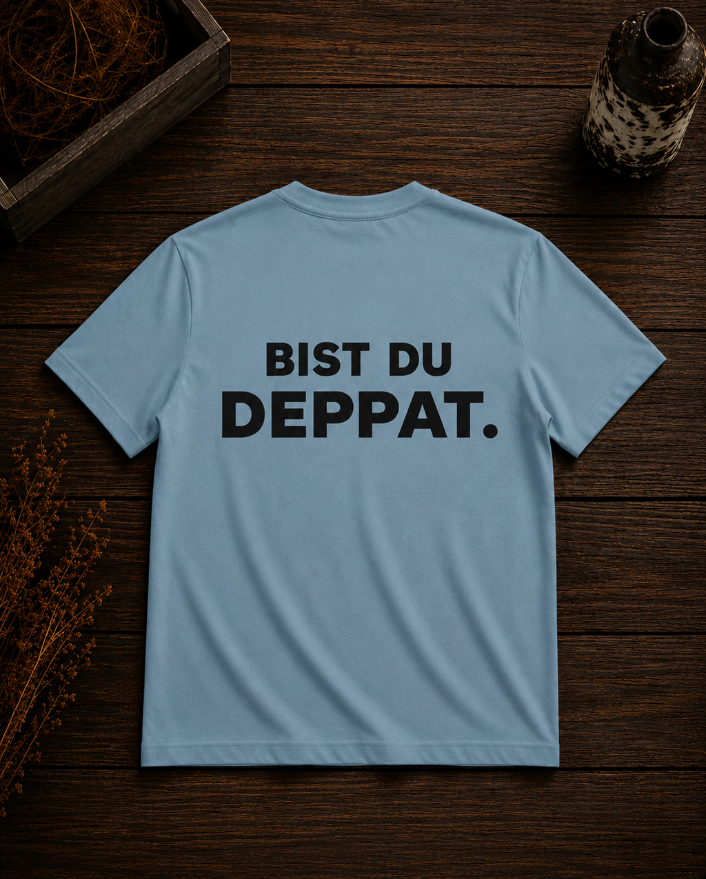 Shirt Herren I Bist du deppat.