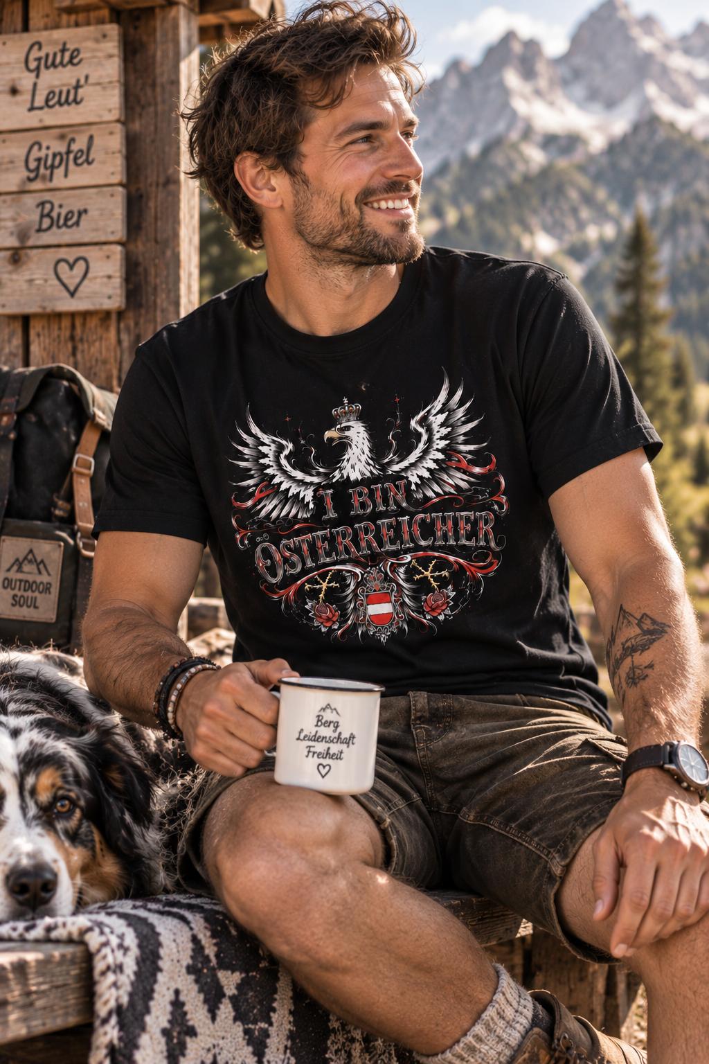 Herren Shirt I I bin Österreicher… HANNAH