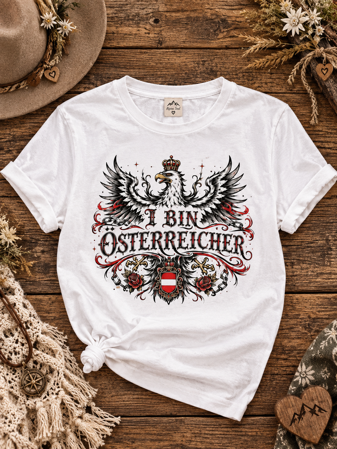 Shirt Damen I I bin Österreicher Rock-Design