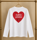 Damen Langarm-Shirt I Schmuserei grosses Herz Oktoberfest-Edition